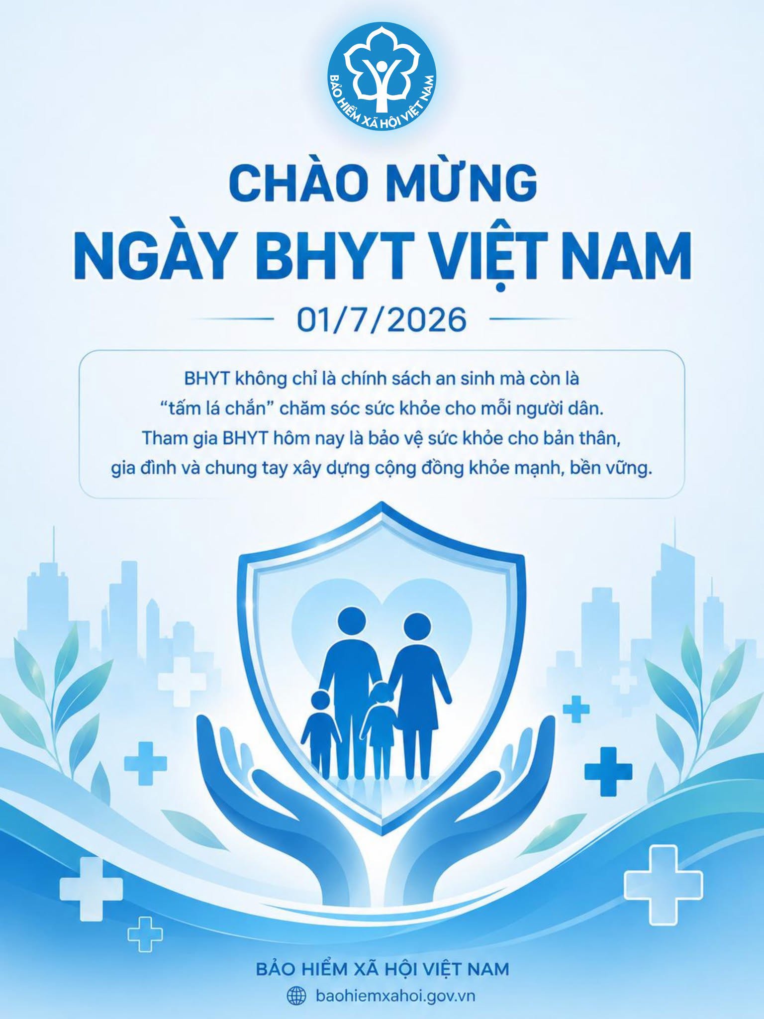 CHÀO MỪNG NGÀY BHYT VIỆT NAM 01/07